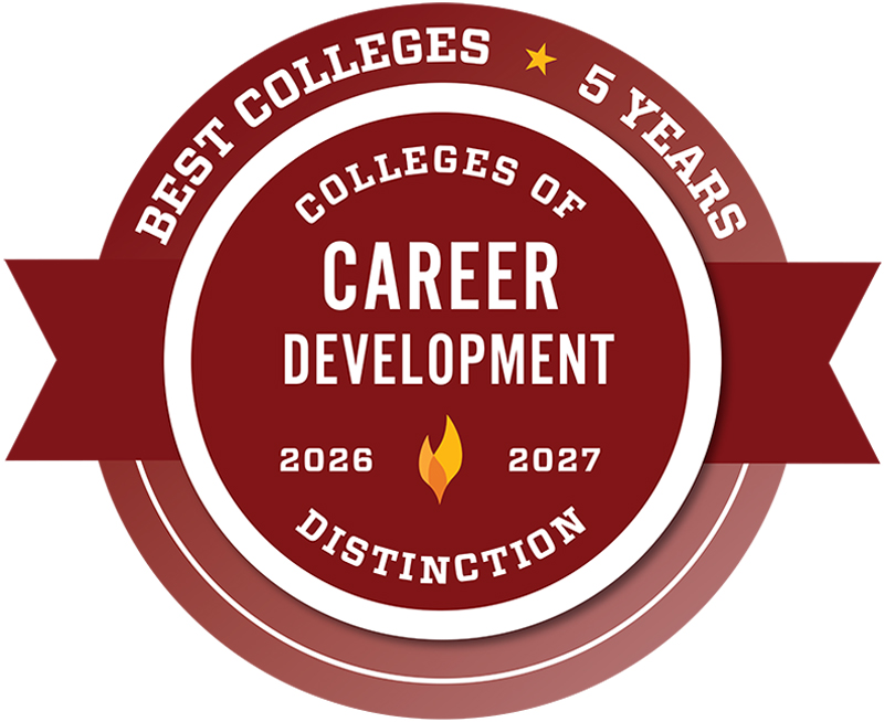 College of Distinction Badge for Career Development