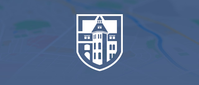 Map with Carroll University shield