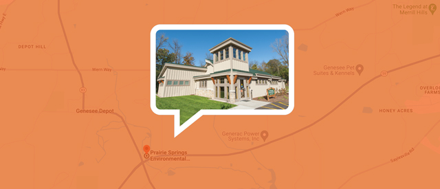 Map to Prairie Springs location